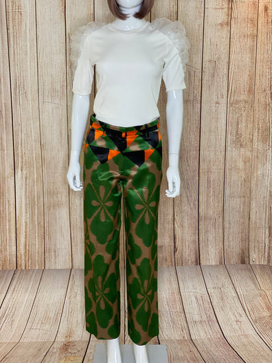 Printed Wide Leg Pants